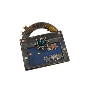 Vintage Whimsygoth Reach for the Stars brooch